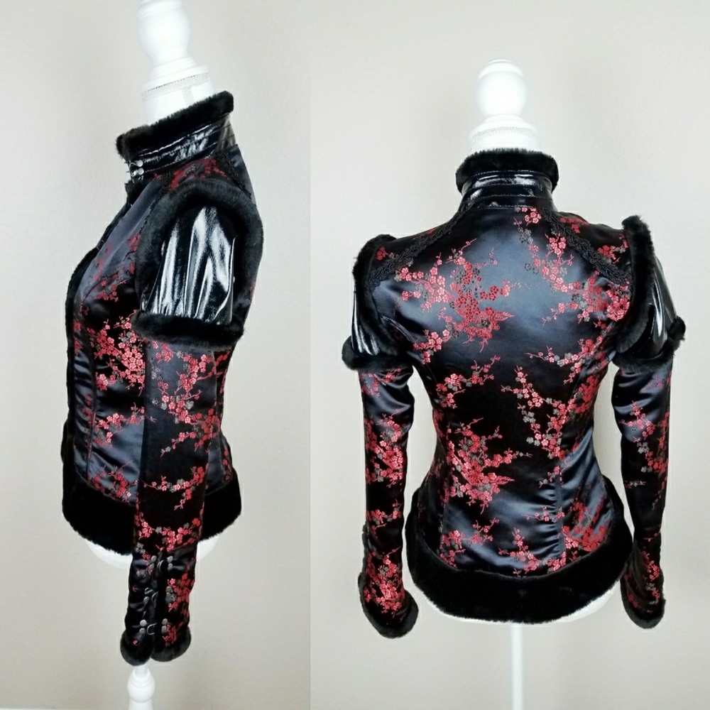 Lip Service Evil To The Touch Jacket Asian Print - Picture 3 of 8